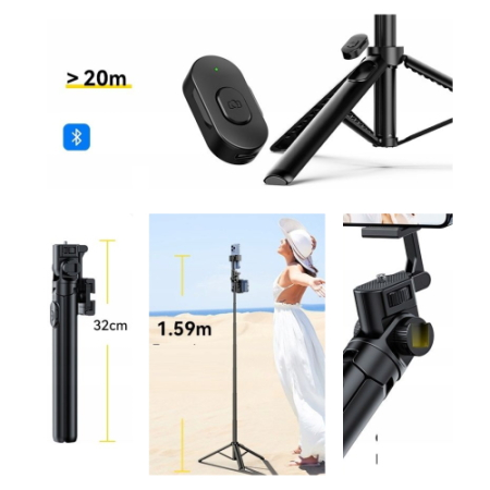 Ulanzi MT-70 (T027GBB1) - mini statyw i selfie stick do smartfona - szczegóły